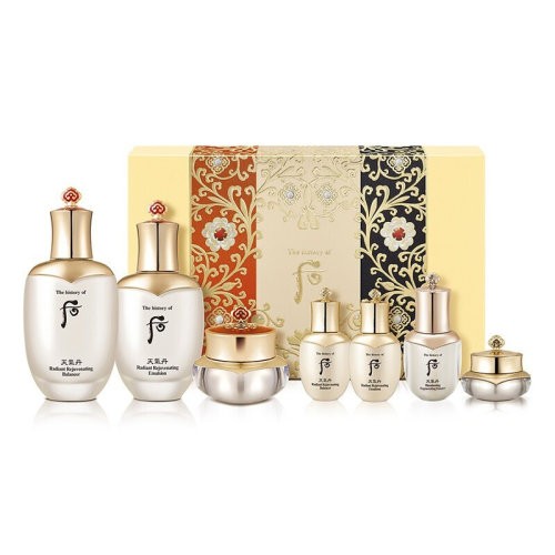 【包税】Whoo/后 天气丹华泫水乳霜套装（水150ml+乳110ml+霜25ml+水25ml+乳25ml+精华液8ml+眼霜5ml）小样变更频繁以实物为准（护肤品-化妆品）